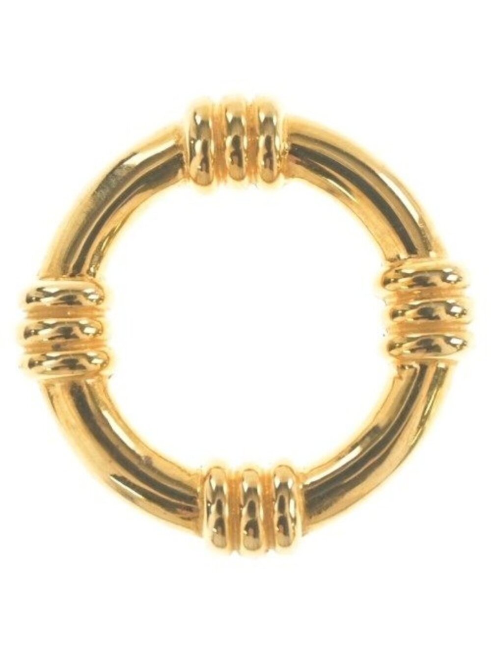 Hermes Scarf Rings Gold